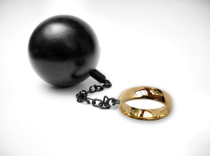 marriage ball and chain